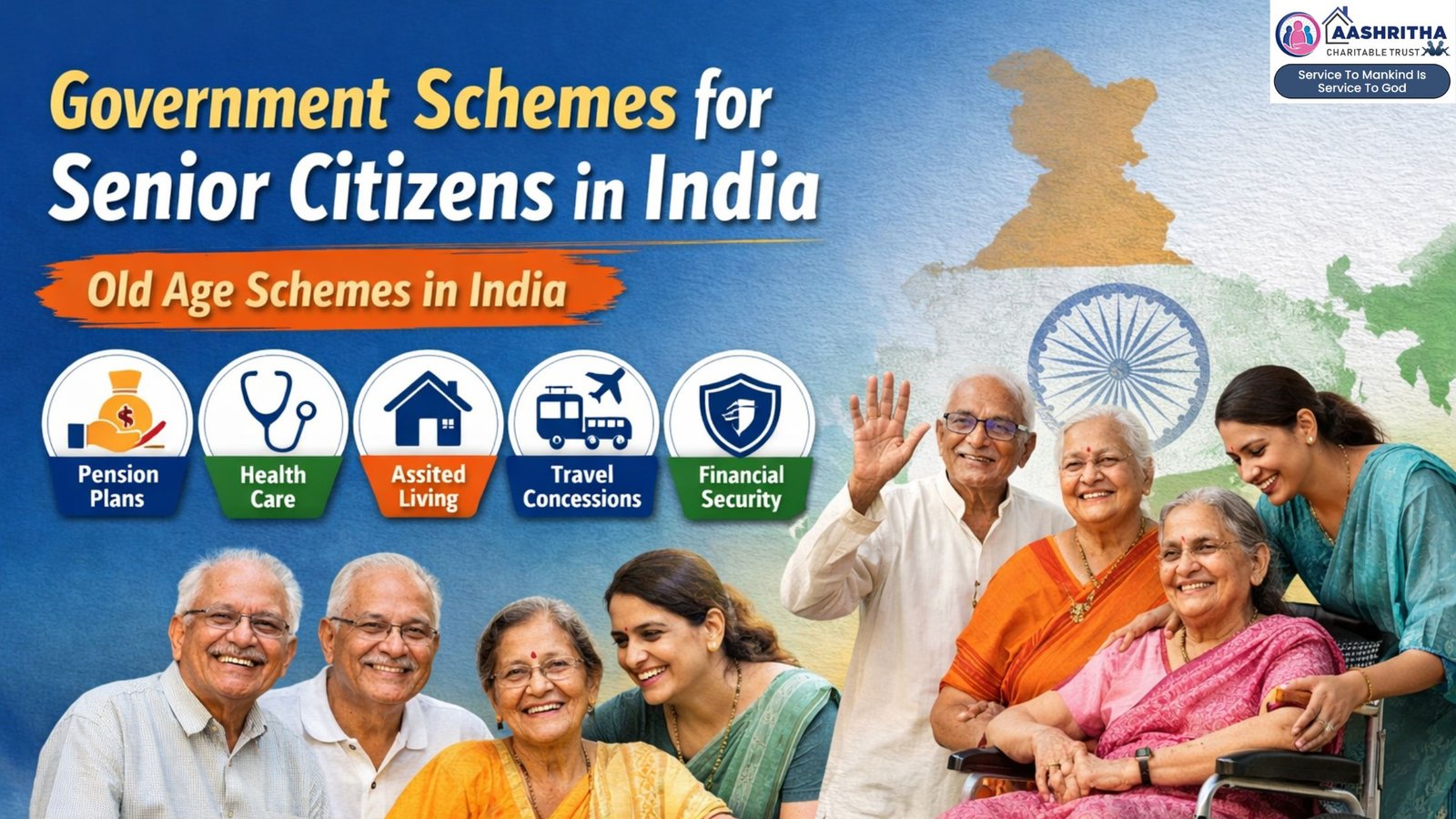 Home 10 government schemes for senior citizens in India including pension plans, healthcare, assisted living, travel concessions and financial security